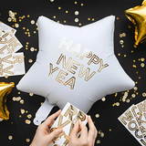 Aufkleber A-Z Gold 4cm -hey-Party.de- Aufkleber -#Variante_