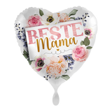 Folienballon Herz "Beste Mama" -hey-Party.de- Folienballons -#Variante_