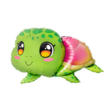Folienballon Schildkröte, Grün, 94 x 61 cm