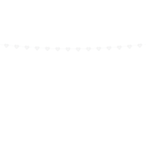 Girlande Herzen Weiß -hey-Party.de- Girlanden -#Variante_