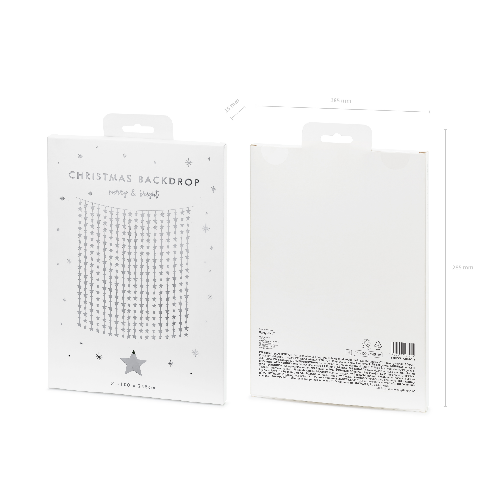 Partyvorhang Sterne Silber -hey-Party.de- Vorhänge -#Variante_