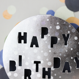 Pop-Up-Karte "Happy Birthday" Kreise Doppelkarte Quadratisch -hey-Party.de- Pop-up Karten -#Variante_