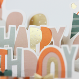 Pop-Up-Karte "Happy Birthday" Geschenke Doppelkarte Quadratisch -hey-Party.de- Pop-up Karten -#Variante_