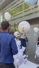 Weddingballon Standesamtballon mit Herzen und Helium