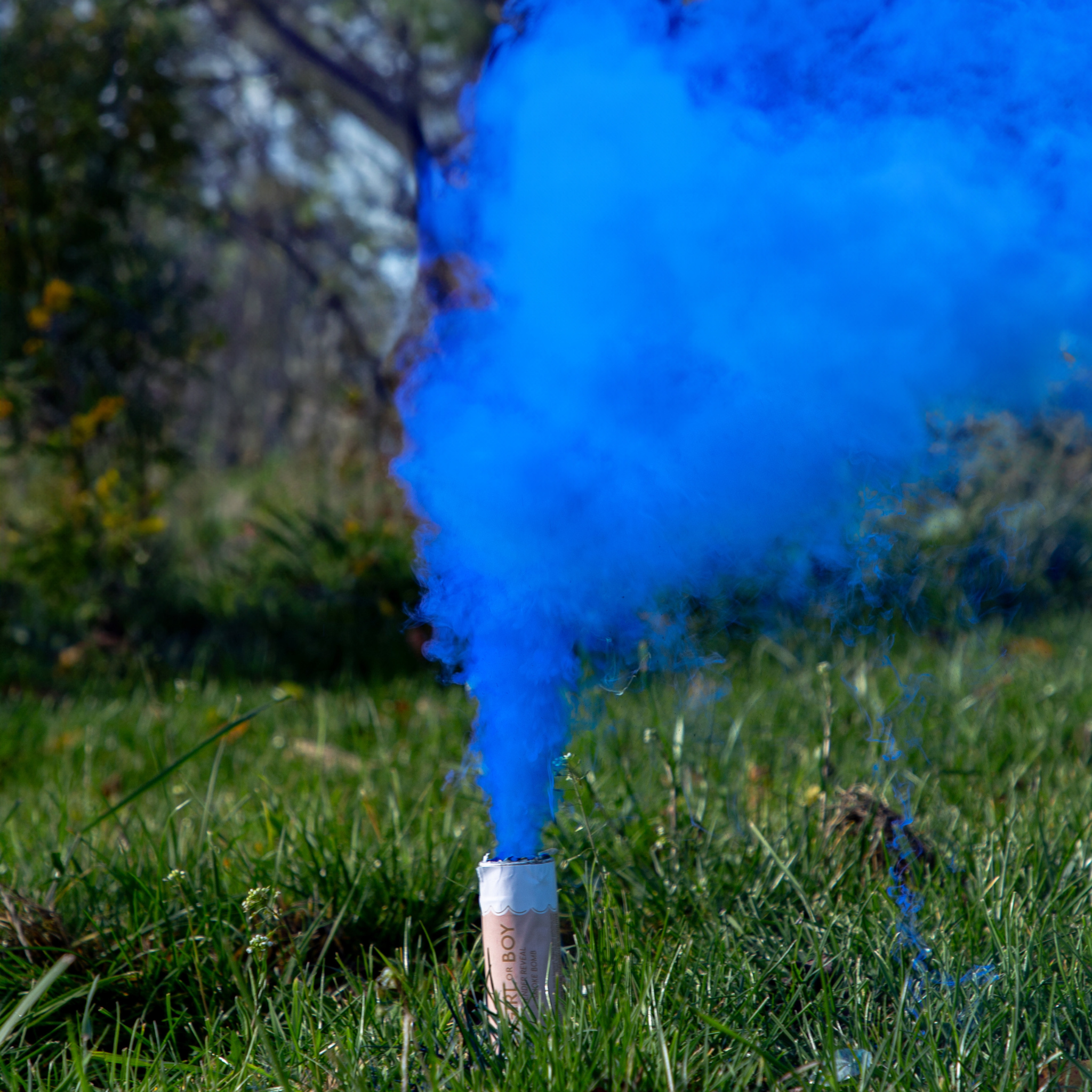 Rauchbombe "It's a boy" Blau 5er-Set -hey-Party.de- Konfettikanonen -#Variante_