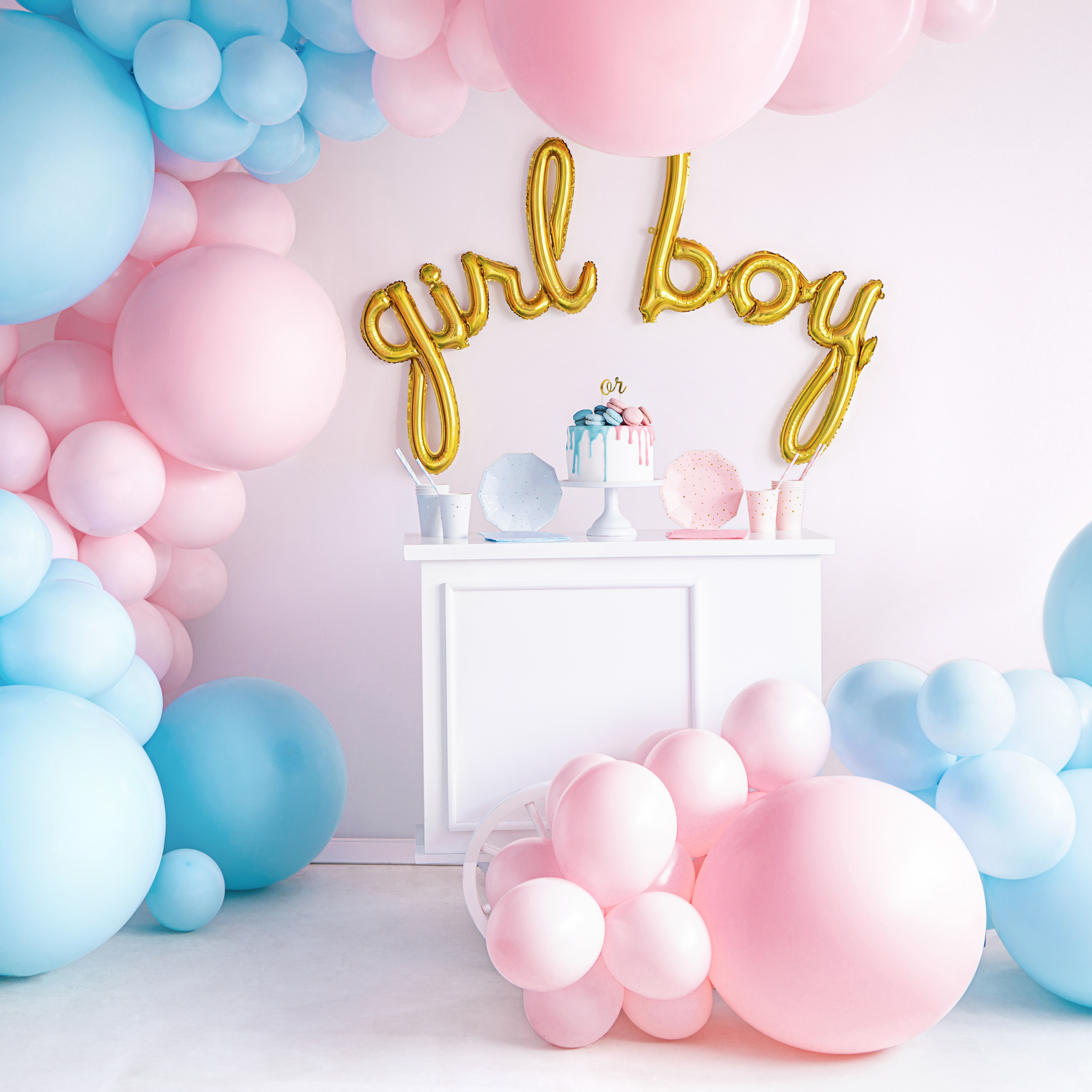 Riesenballon 60 cm Babyblau -hey-Party.de- Latexballons -#Variante_