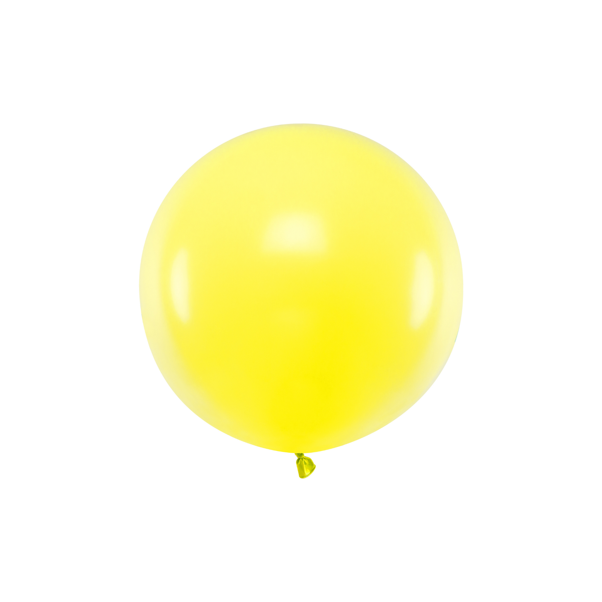 Riesenballon 60 cm Gelb -hey-Party.de- Latexballons -#Variante_