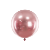 Riesenballon 60 cm Glossy Roségold -hey-Party.de- Latexballons -#Variante_