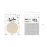 Riesenballon 60 cm Hellbeige -hey-Party.de- Latexballons -#Variante_
