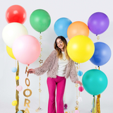 Riesenballon 60 cm Lavendel Lila -hey-Party.de- Latexballons -#Variante_