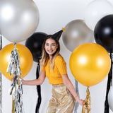 Riesenballon 60 cm Weiß -hey-Party.de- Latexballons -#Variante_60 cm