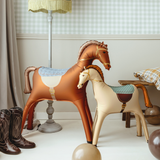 Stehender Folienluftballon Pferd Beige -hey-Party.de- Folienballons -#Variante_